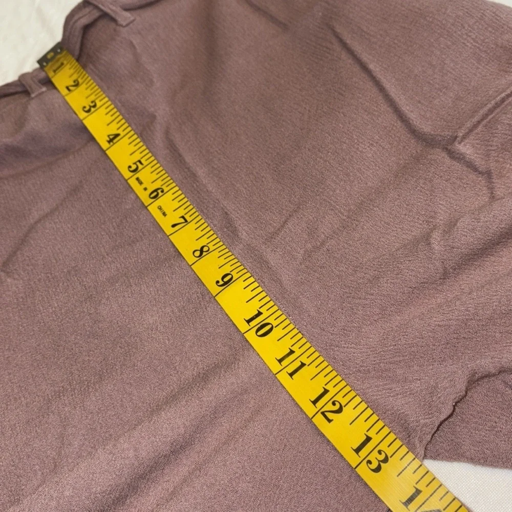 Addie capri pants pull on stretchy waist fabric tie side pockets size large